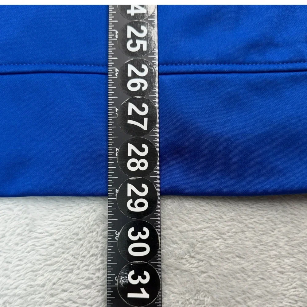 The North Face Hoodie Mens Large‎ Blue Full Zip Fleece Jacket T201